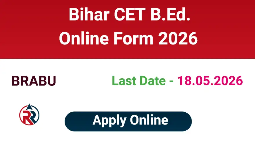 Bihar CET BEd Entrance Exam Online Form 2026