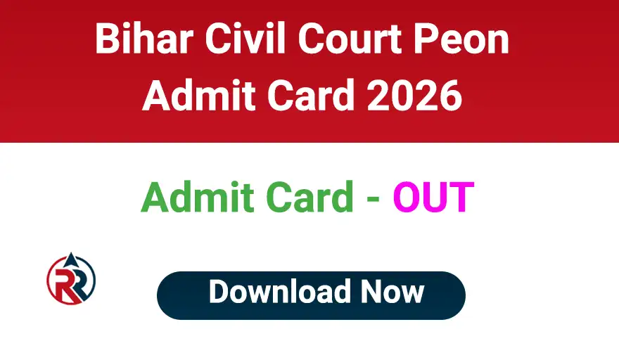 Bihar Civil Court Attendant Admit Card 2026