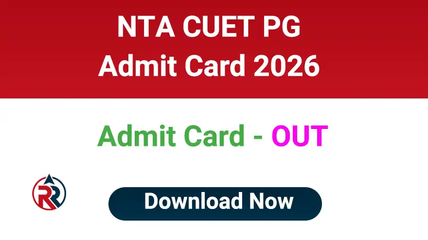 CUET PG Admit Card 2026 Download