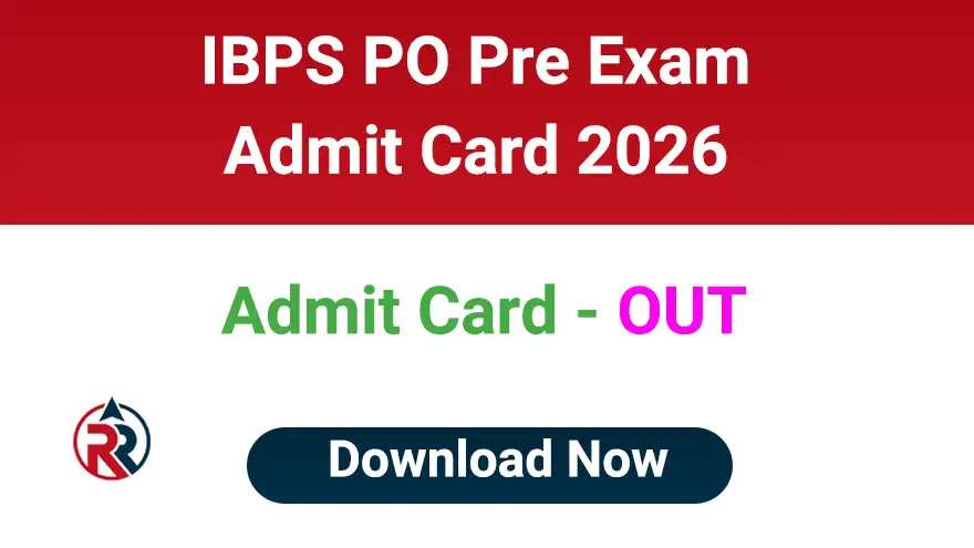 IBPS PO MT XVI Admit Card 2026 Download