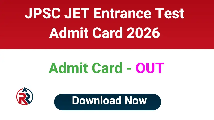 JPSC JET Admit Card 2026 Download Link