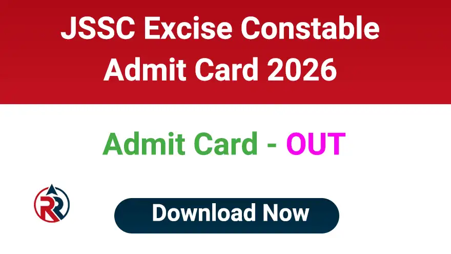 JSSC Excise Constable Admit Card 2026 Download