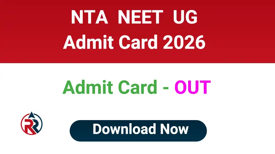 NTA NEET UG Admit Card 2026 Download