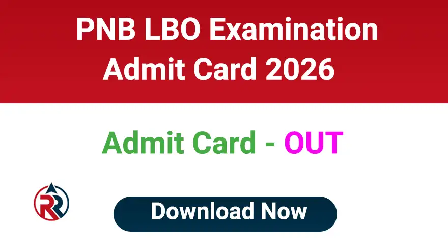 PNB LBO Admit Card 2026 Download pnb.bank.in