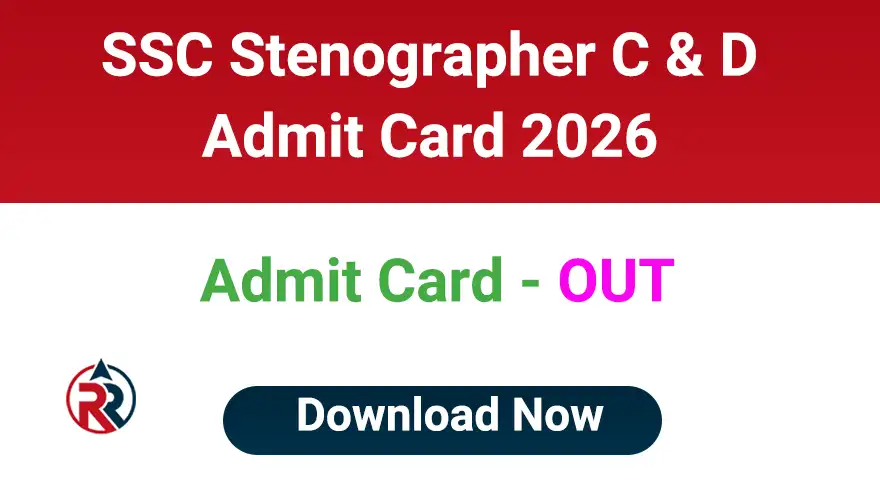 SSC Stenographer Admit Card 2026 Download