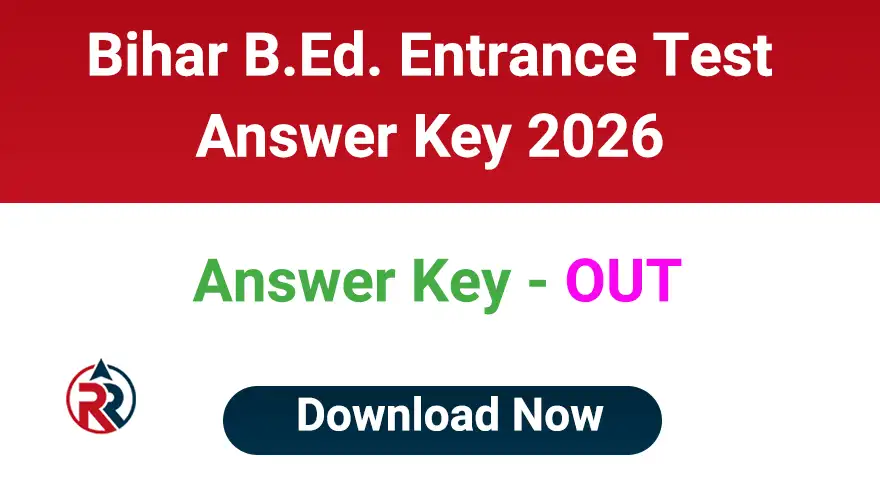 Bihar BEd CET Answer Key 2026 Download Link
