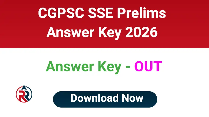 CGPSC SSE Prelims Answer Key 2026 Download