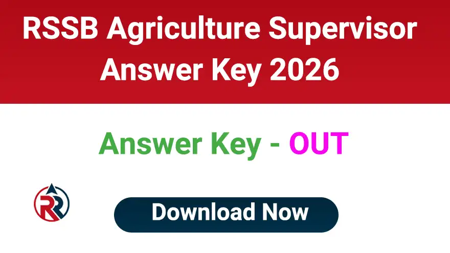 RSSB Agriculture Supervisor Answer Key 2026