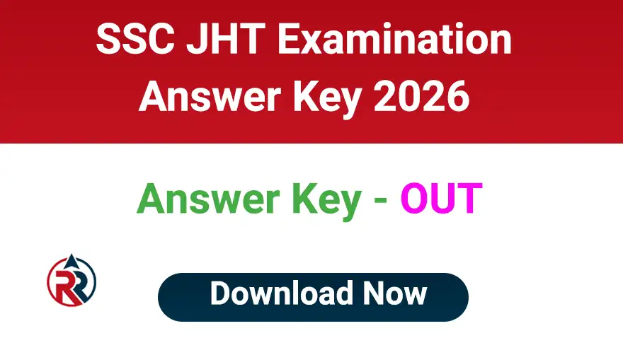 SSC JHT Exam Answer Key 2026 Download Link