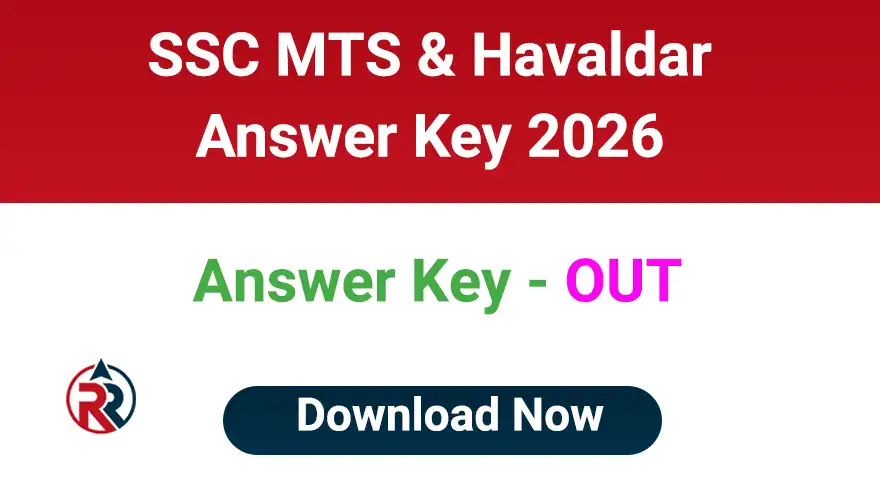 SSC MTS Answer Key 2026 PDF Download