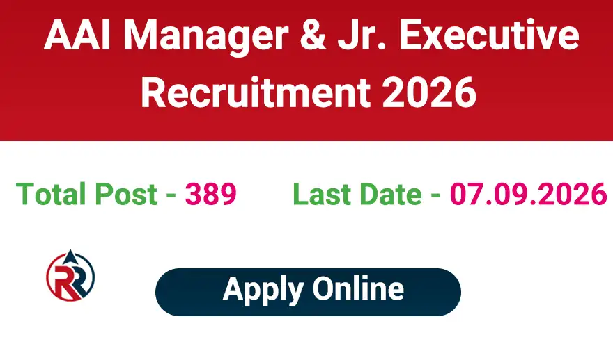AAI Manager and Junior Executive Vacancy 2026 Online