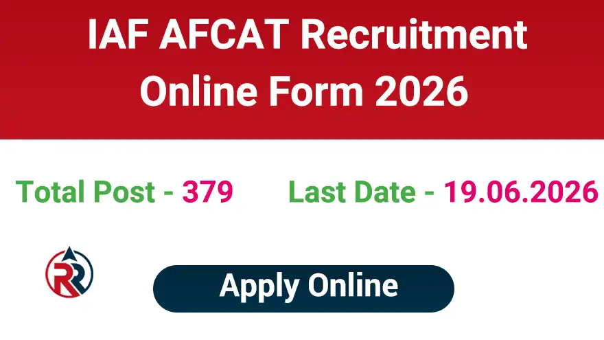 AFCAT Online Form 2026 afcat.edcil.co.in
