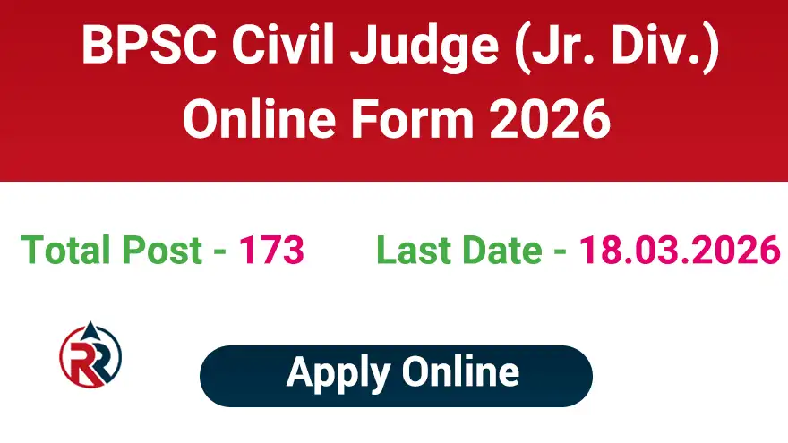 BPSC Judicial Services Exam 2026 Apply Online