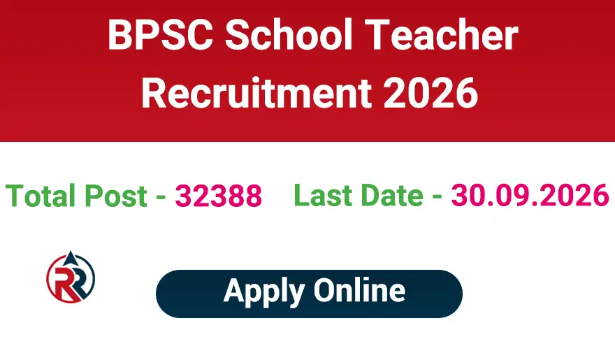 BPSC Teacher Recruitment 2026 TRE 4 Apply Online