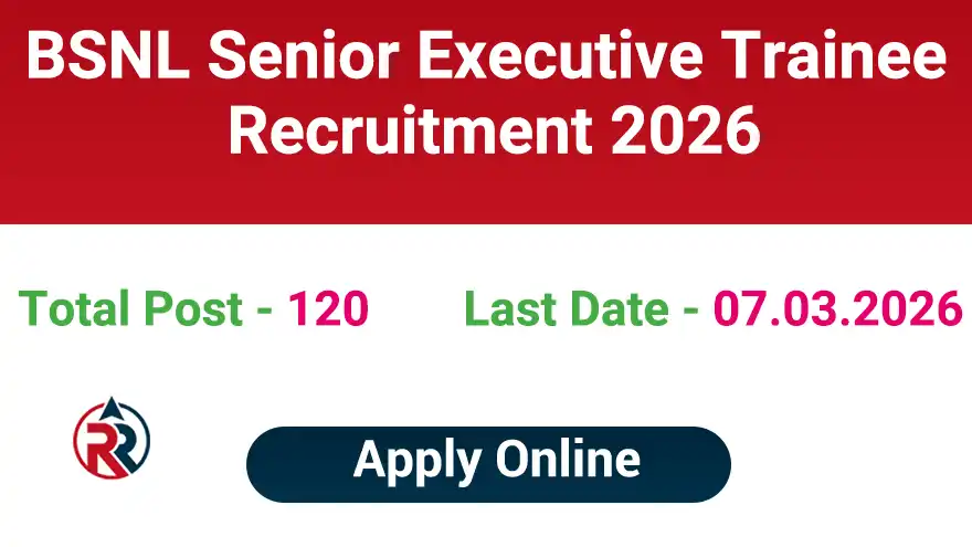 BSNL Senior Executive Trainee Recruitment 2026