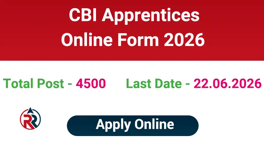 CBI Apprentice Recruitment 2026 Apply Online