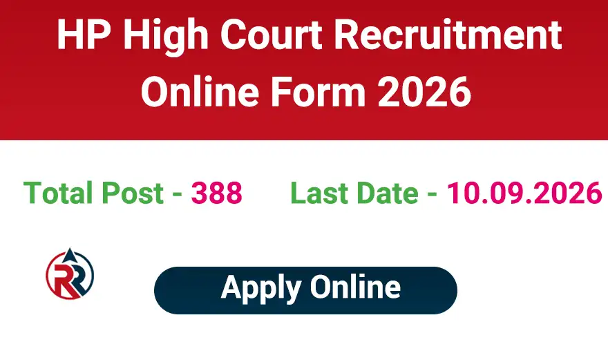 HP High Court Vacancy 2026 Apply Online, Notification