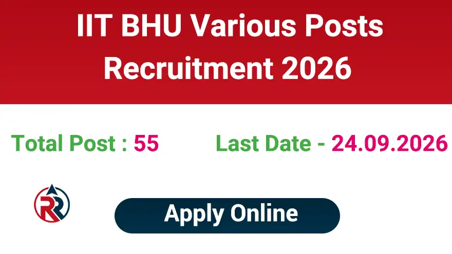IIT BHU Recruitment 2026 Apply Online, Notification