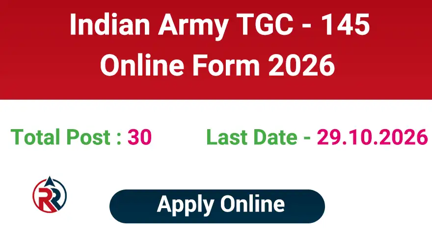 Indian Army TGC Recruitment 2026 Apply Online Form