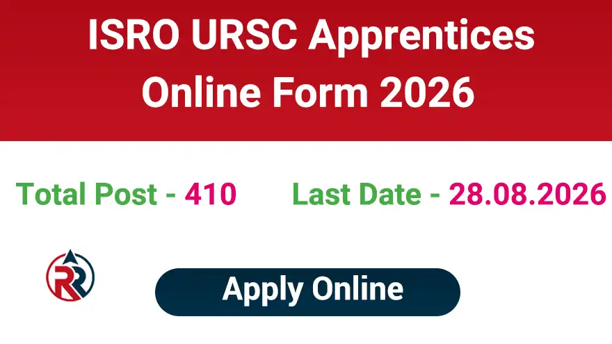 ISRO URSC Apprentice Recruitment 2026 Apply Online