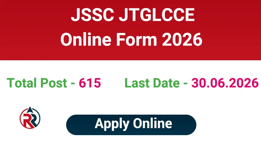 JSSC JTGLCCE Recruitment 2026 Apply Online