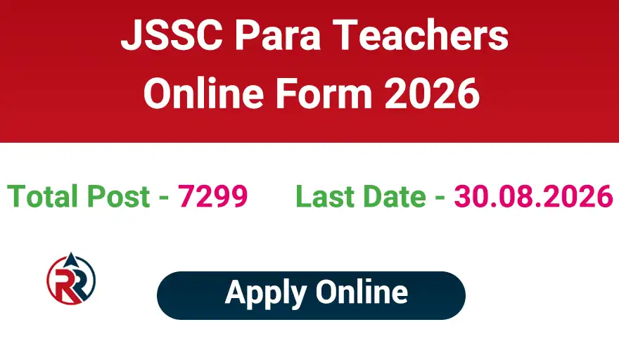 JSSC JTAACCE Para Teacher Recruitment 2026 Online
