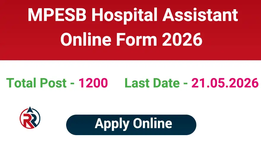 MPESB Hospital Assistant Vacancy 2026 Apply Online