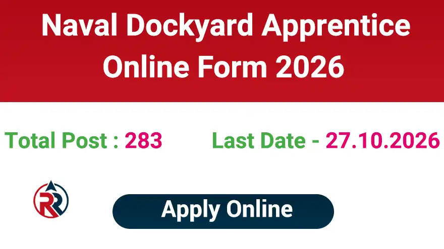 Naval Dockyard Apprentice Recruitment 2026 Apply Online