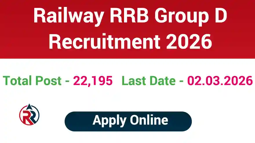 Railway Group D Recruitment 2026 Apply Online