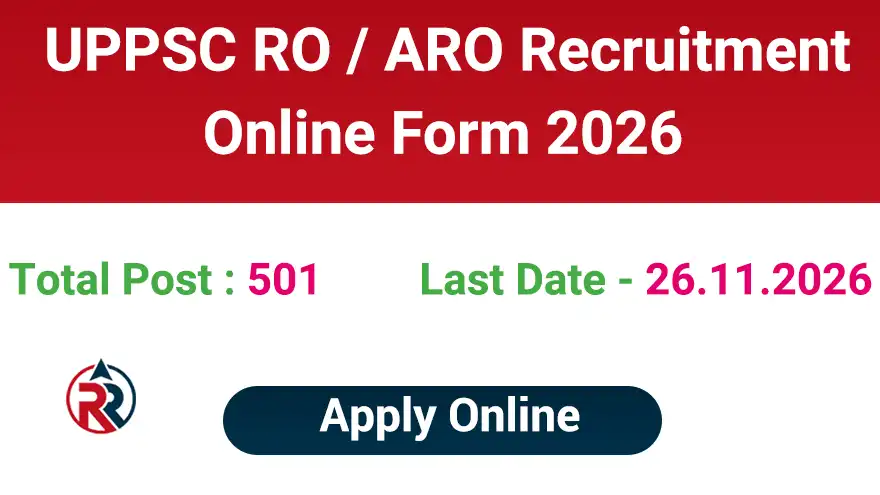 UPPSC RO and ARO Recruitment 2026 Apply Online