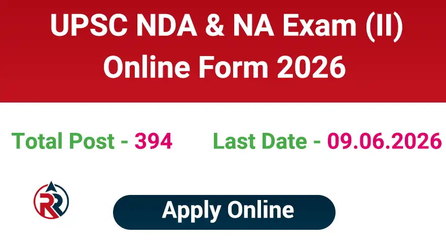 UPSC NDA 2 Exam 2026 Online Application Form