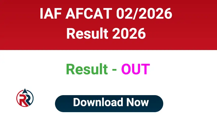 AFCAT Result 2026 Download 02/2026 Batch