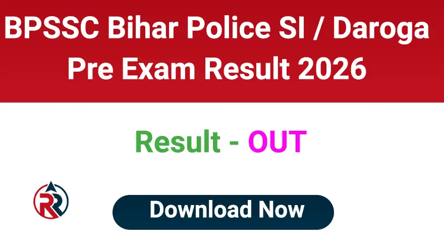 BPSSC SI Daroga Result 2026 Download Link
