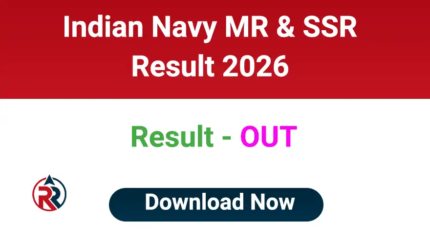 Indian Navy MR and SSR Result 2026 Download Link