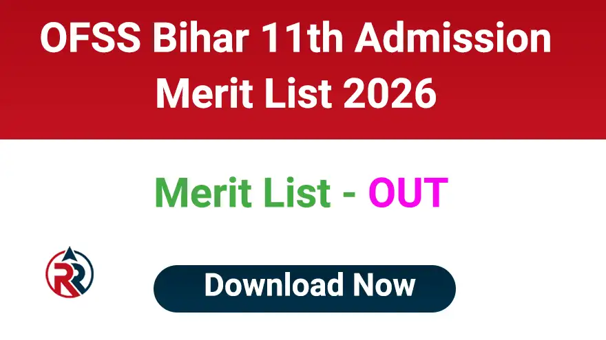 OFSS Bihar 11th Admission Merit List 2026 Download