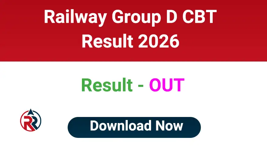 RRB Railway Group D Result 2026 Download PDF