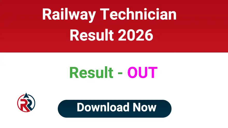 RRB Technician Grade 3 Result 2026 Download