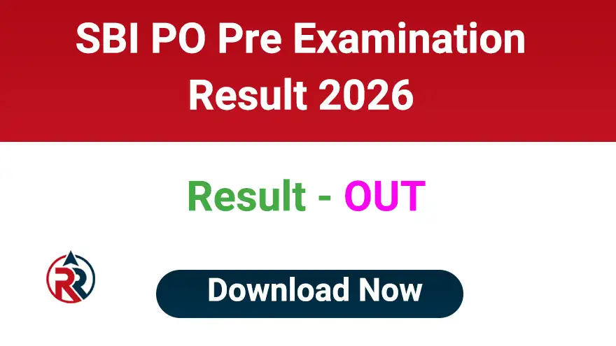 SBI PO Pre Exam Result 2026 PDF Download