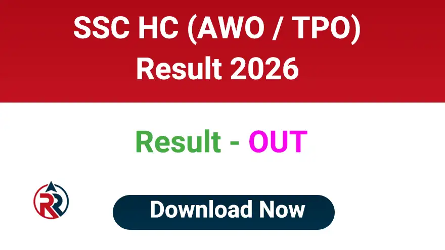 SSC Delhi Police HC AWO TPO Result 2026 Download